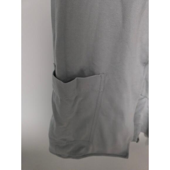 Athleta BlazerStyle Cardigan Women's Size 4  Blue/Grey Soft GorpCore OfficeChic - Picture 2 of 9